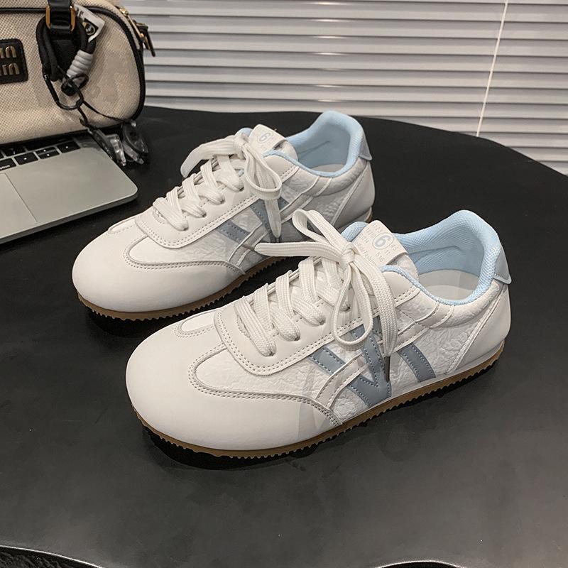 Retro Color Matching German Training Shoes Women's 2025 Summer New Soft Sole Light and Comfortable Casual Versatile Sports Forrest Gump Shoes