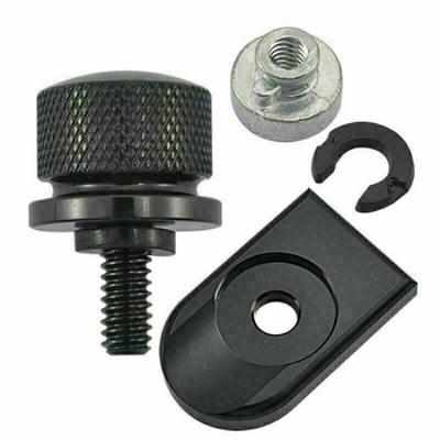 Black Fender Rear Seat Bolt Base Screw Fit For Harley Dyna Touring Softail 86~22