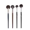Fan-Shaped Highlighter Brush for Contour & Blush - Professional Makeup Tool