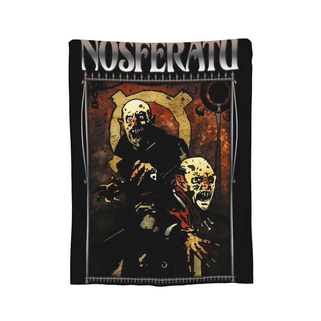 Masquerade Clan Nosferatu Revised Knitted Blankets Flannel  Super Warm Throw Blankets for Airplane Travel Bedspread