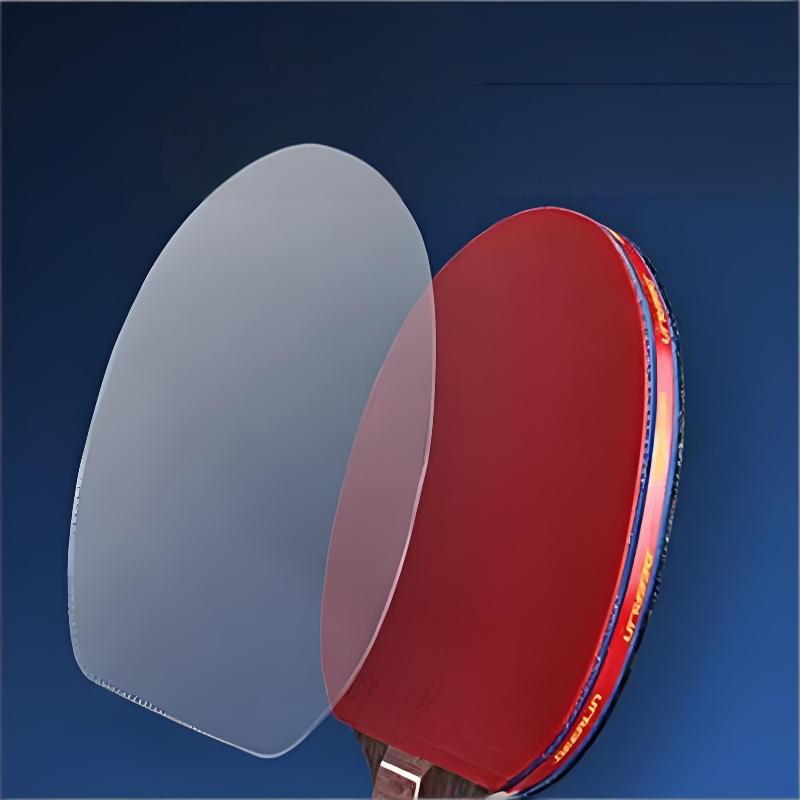 Table Tennis Paddle Protective Film Double-sided Sticky 1Pcs Reusable Clear Cover for Senior Ping Pong Enthusiasts