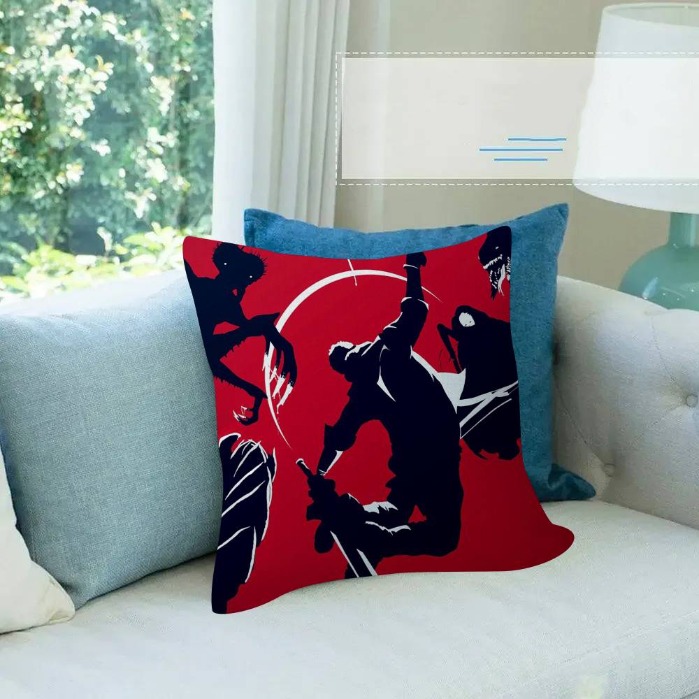 Famous Anime DDevil May Cry   Cushion Cover x Polyester Sofa Cushions Decorative Throw Pillows Home Decoration Pillowcover