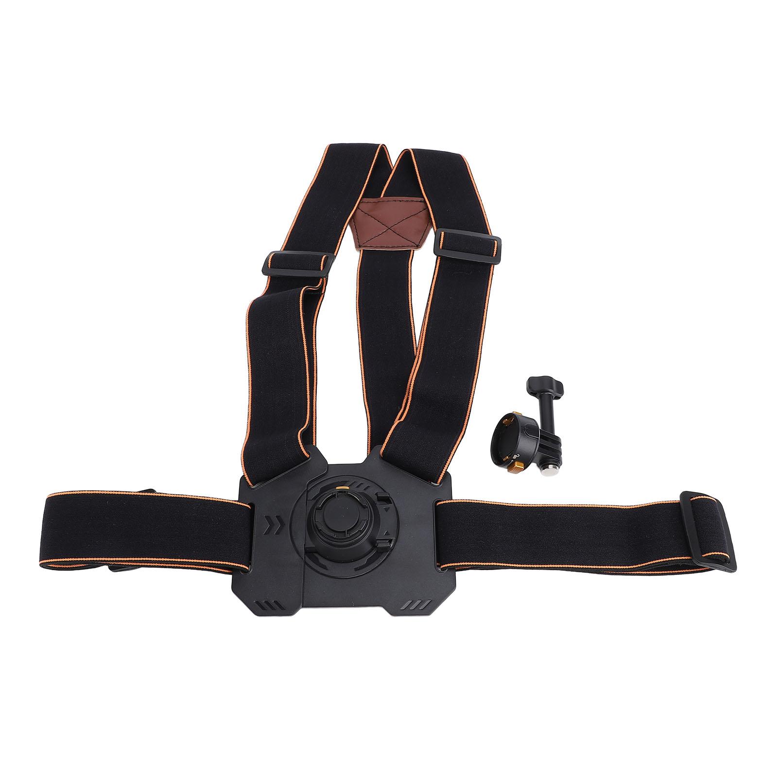 

Action Camera Chest Strap Mount Adjustable Quick Release Chest Mount Harness for Pocket 3 X3 Go3S Go