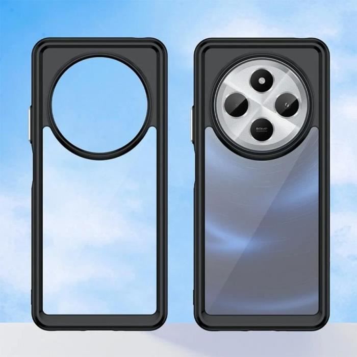 Coque de protection - E.F.CONNECTION - pour Xiaomi Redmi 14C - Rigide - Transparent - Anti-rayures