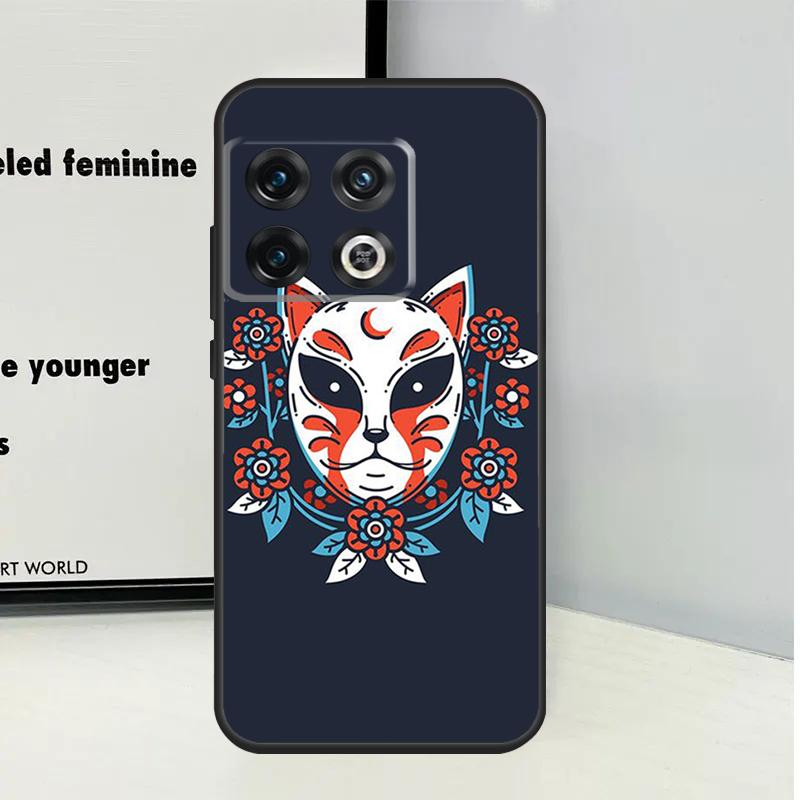Samurai Oni Mask For OnePlus Nord CE 5 2 3 4 Lite N20 N30 Case For OnePlus 13 12 11 9 10 Pro 10T 12R 13R 13T