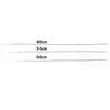 505560Cm Black Cord Leather Rope Chain Necklace Fastener Alloy Extended Chains Wax Pack Necklaces For Women Men Lobster Clasp