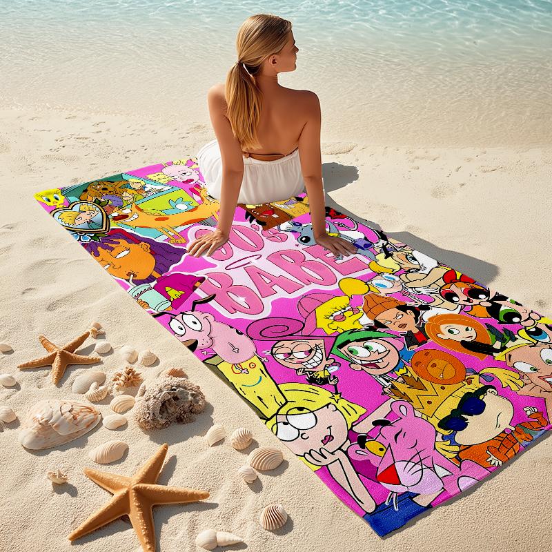 Mickey Mouse Adventure Towel Large Quick-Drying Microfiber soft S-Square Pants-s Beach Towel for Travel Fitness Bathing Camping. 0730s116