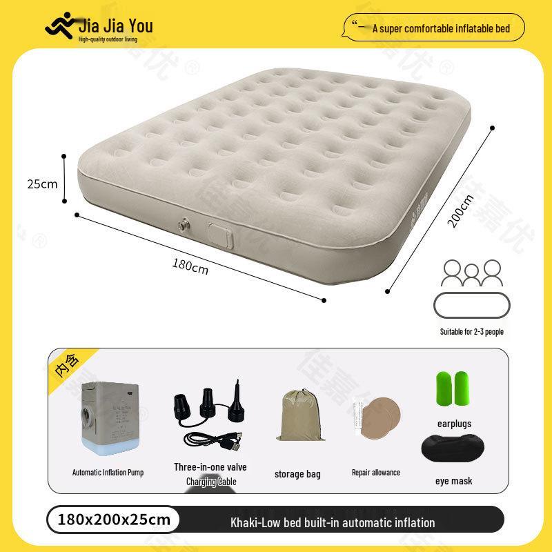 Automatic Inflatable Camping Mattress for Outdoor Travel and Tent Use