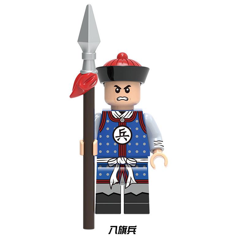 Product Xinhong X0329 Ancient Chinese Series Of Civil And Military Officers And Soldiers Children'S Figurine Assembled Building Block Toys