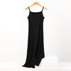 Plus Size Loose Fit Modal Camisole Pajamas Dress Comfortable Anti Exposure for 200 Lbs