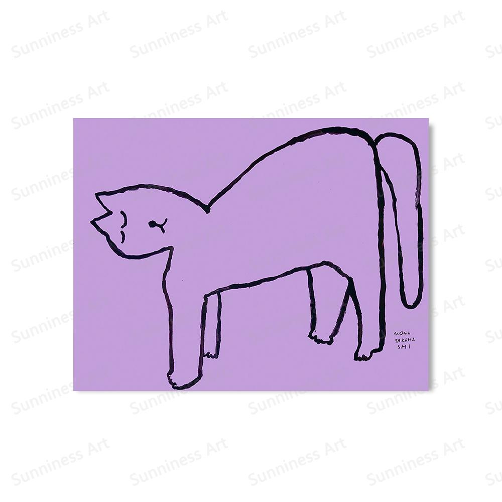 Zvířecí pudl Setkání se zelenými rostlinami Umělecké obrazy Plátno Fine Little Day Nástěnné plakáty Severské dekorativní malby pro domácnost Pcitures