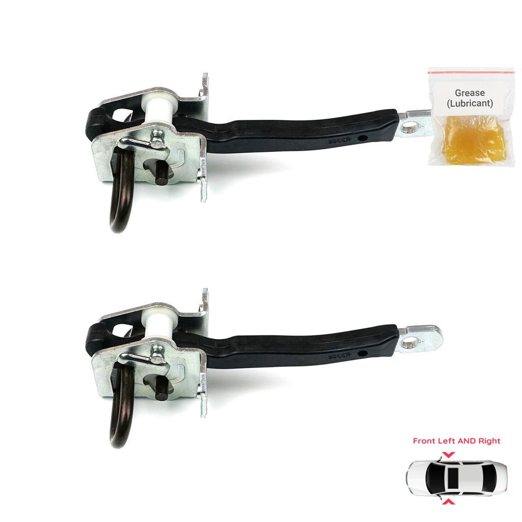 BDP1067-1 2 Pieces Front Left AND Right Door Catch Hinge Brake Stop Check Strap Limiter for BMW 5 Series E39 1995-2004 4/5 Door 51218193447