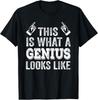 This Is What a Genius Looks Like Funny Sarcastic T-Shirt Unisex T-Shirt
