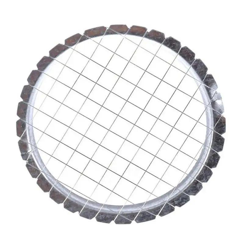 Stainless Steel Egg Slicer Cutter Mesh Grid Vegetable Fruit Chopper Salad Dessert Potato Cube Grid Cutting Kitchen