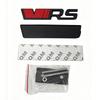 REOY4 VRS Logo Car Front Grille Emblem Metal Badge Decoration for Skoda Octavia Rs Fabia Rapid Superb Kodiaq Yeti Citigo Vision Kodiak