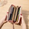 Women's Long Zipper Wallet: Korean Style Patchwork with Tassel & Rivet Phone Bag