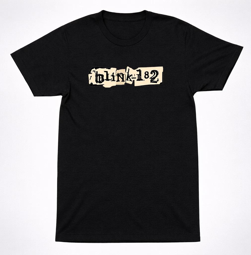 Blink-182 Ink Stamp travis barker Classic Logo T-Shirt – Pop Punk Band Tee S