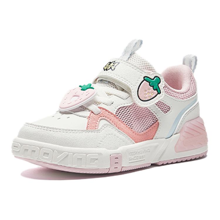 Anta Comfortable Versatile Casual Kids Sneakers Kids Sneakers White Pink 322439930-2