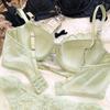 1 Set/French Fashion Women Underwear Set Thin Cup Comfort Bra Set Sexy Lace Flowers Embroidery Lingerie Hollow Push Up Brassiere
