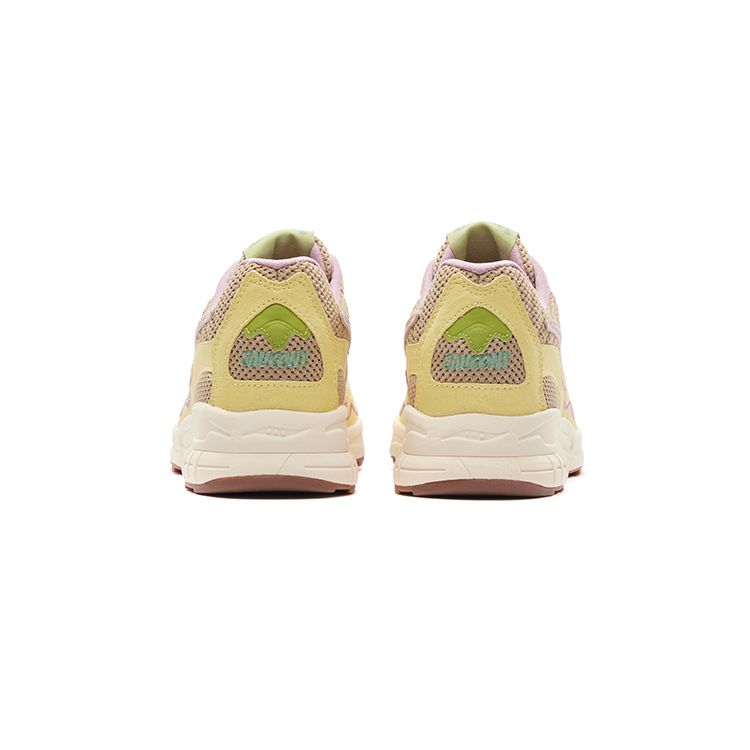 Saucony Men's 3D Grid Hurricane Mushroom Tan Yellow Sneakers S70747-1