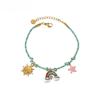 European And American Retro Multi-Element Bracelet For Women Celebrity Style Does Not Fade 18K Gold Fashionable Ladies Jewelry
