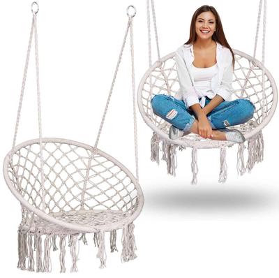 Hanging Garden Swing Chair BOHO Beige
