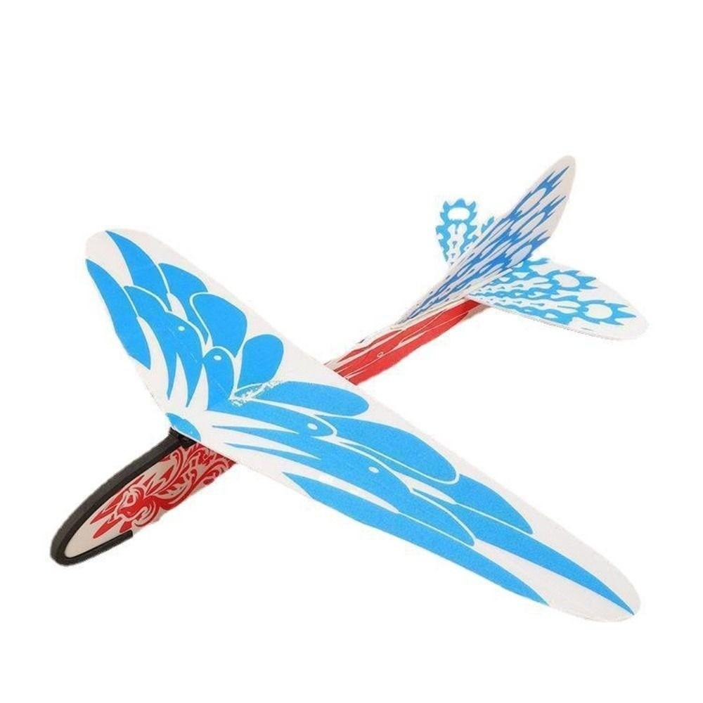 37*46cm Elastic Rubber Band Powered DIY Flying Plane Airplane Glider For Children