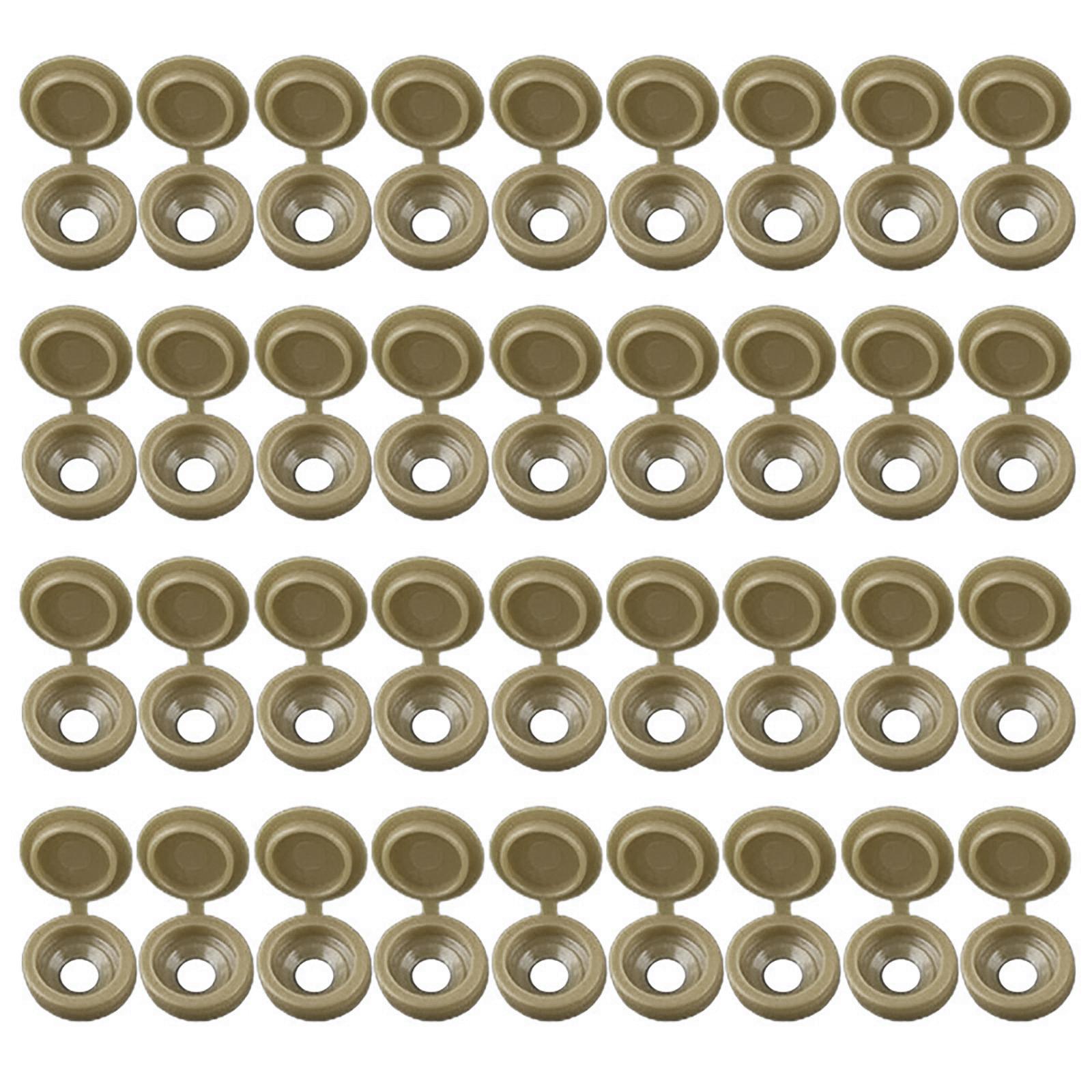 

36pcs M6 Screw Decorative Caps Hinged Screw Cap Foldable Snap Button Hardware Screw Cover for Wardrobe Furniture Cabinet оранжевый