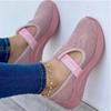 New women's shoes spring and summer single shoes round head rocking sole rubber platform single shoes women