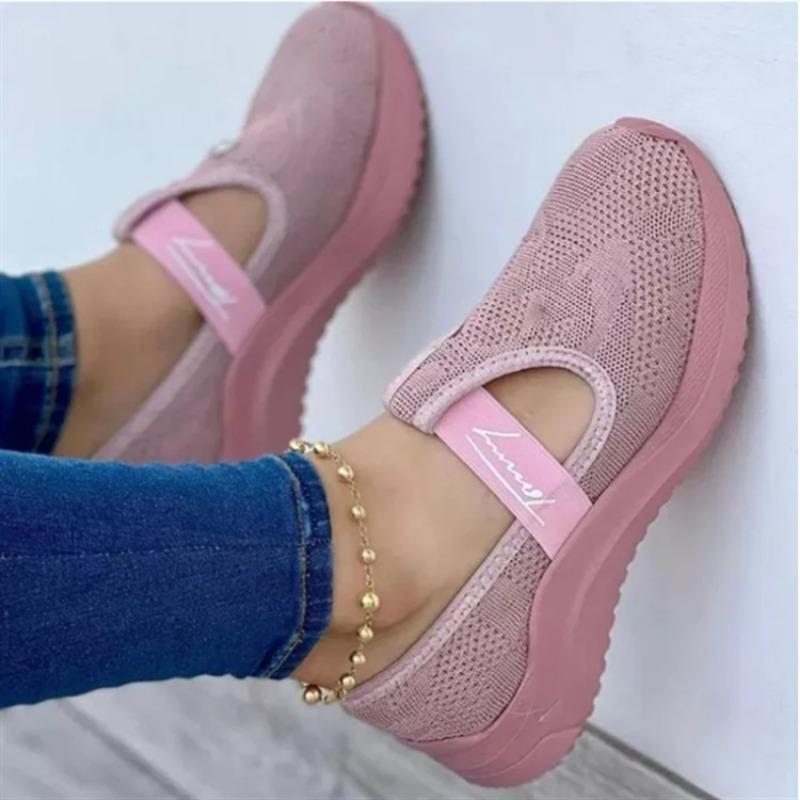 New women's shoes spring and summer single shoes round head rocking sole rubber platform single shoes women