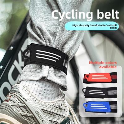 Fahrradausrüstung Zubehör, Mountainbike Leggings, Fahrrad Elastischer Gürtel, Reflektierender Fahrradhosen Gürtel
