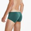 Herren Niedrig sitzende einfarbige Boxer Briefs Komfort Atmungsaktiv Enganliegende Unterhose Lässig Minimalistisch Slim-Fit Boxershorts