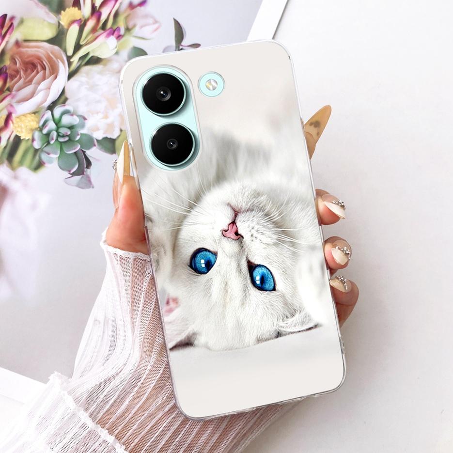 For Xiaomi Poco X8 Pro 5G Case Cute Cat Peacock Painted Cover Soft Slim Phone Case For Xiaomi Poco X8 Pro Max PocoX8 Pro 5G Bags