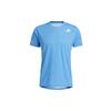 adidas T Shirts Men's Sky Blue Crew Neck Moderate Straight Fit HF4204