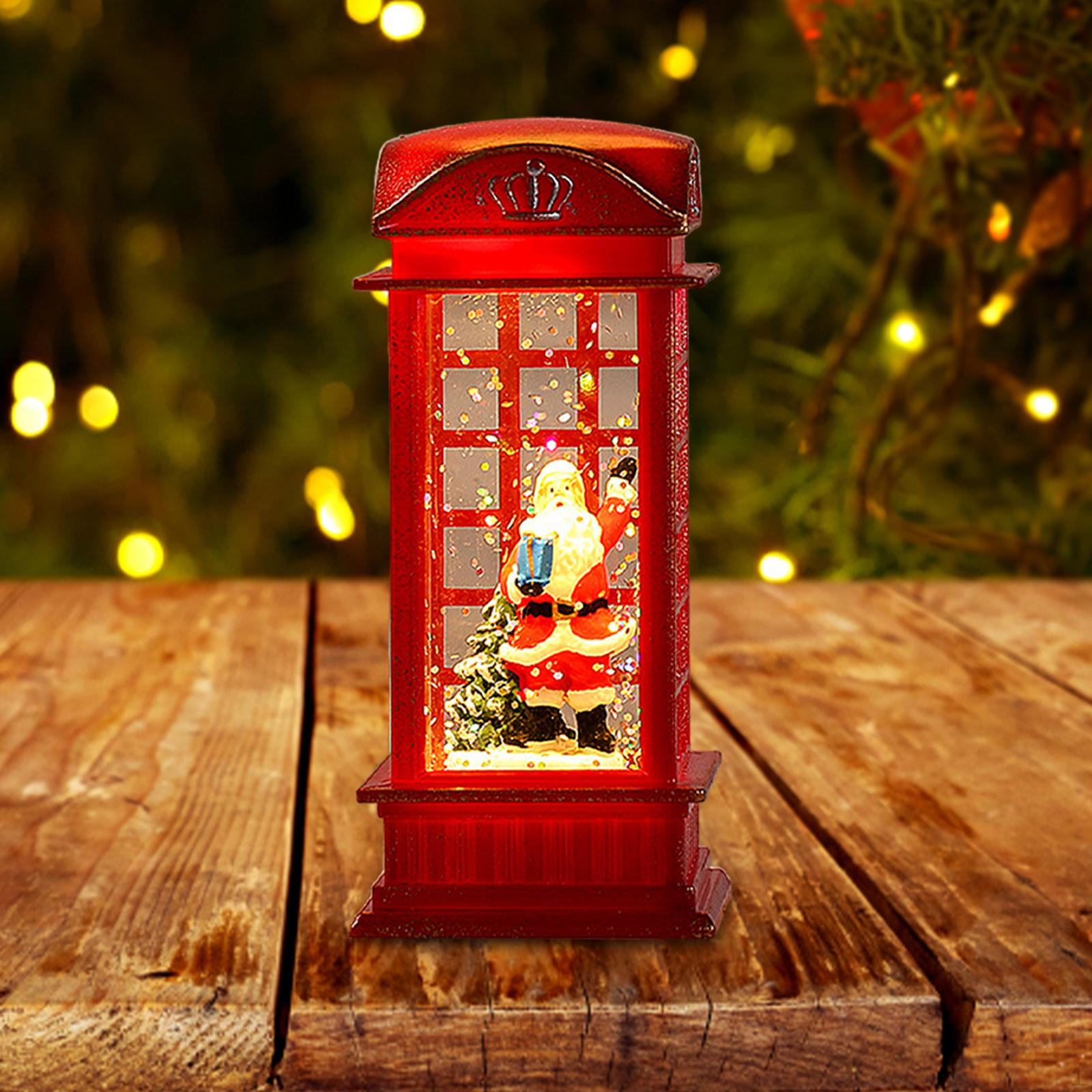 

Рождественский снежный шар фонарь украшение лампа сувениры для вечеринок ночник светящийся для магазинов Santa Claus