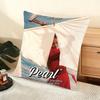 Cushion Cover Silky Short Plush Home Sofa Cushion Cover - Invisible Zipper Home Decoration Pearl Classic Movie