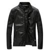A men's new PU leather jacket spring and autumn men's jacket washed thin locomotive leather jacket