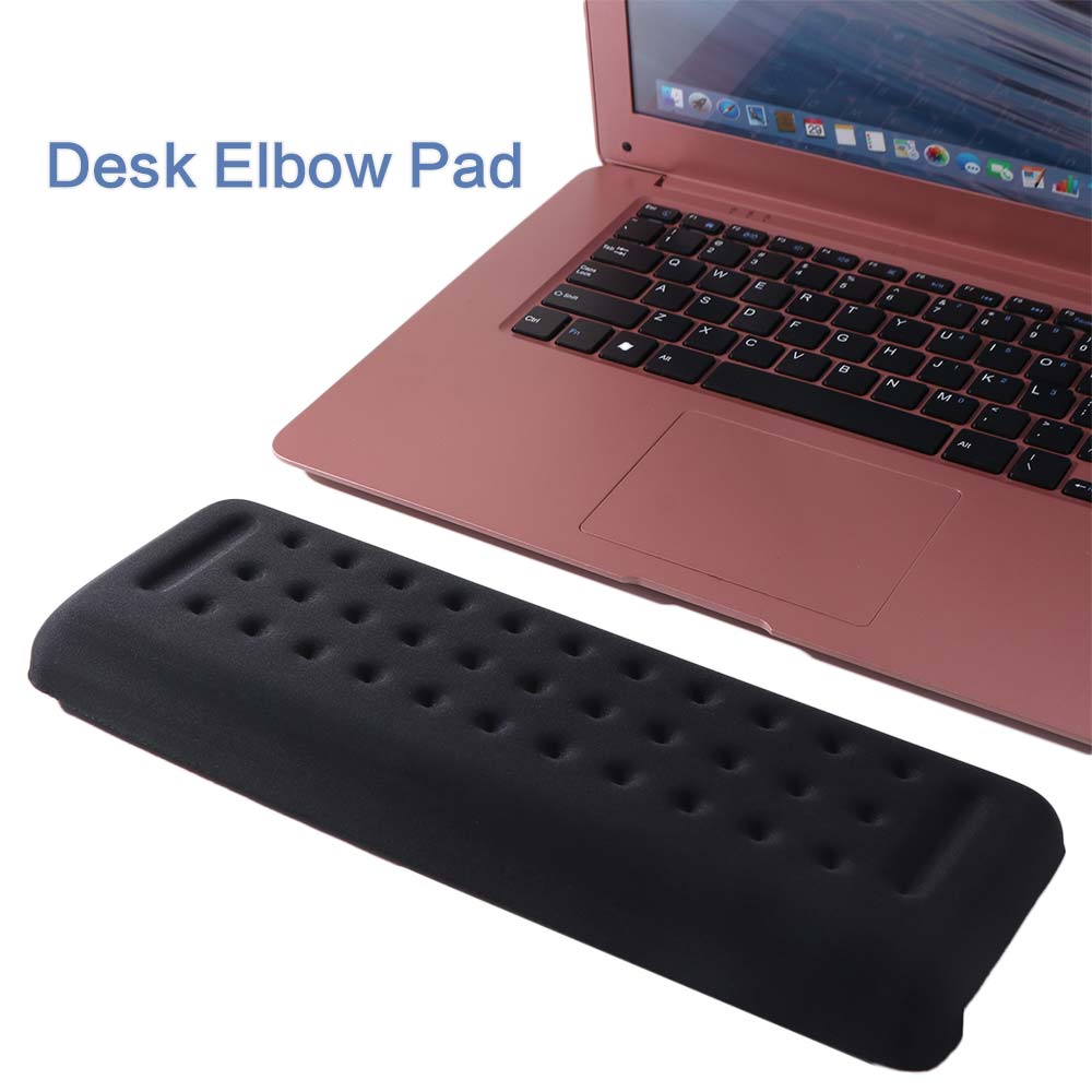 1Pc Soft Cushion Desk Elbow Pad Black Keyboard Hand Rest Non-slip Arm Cushions Protection Rest
