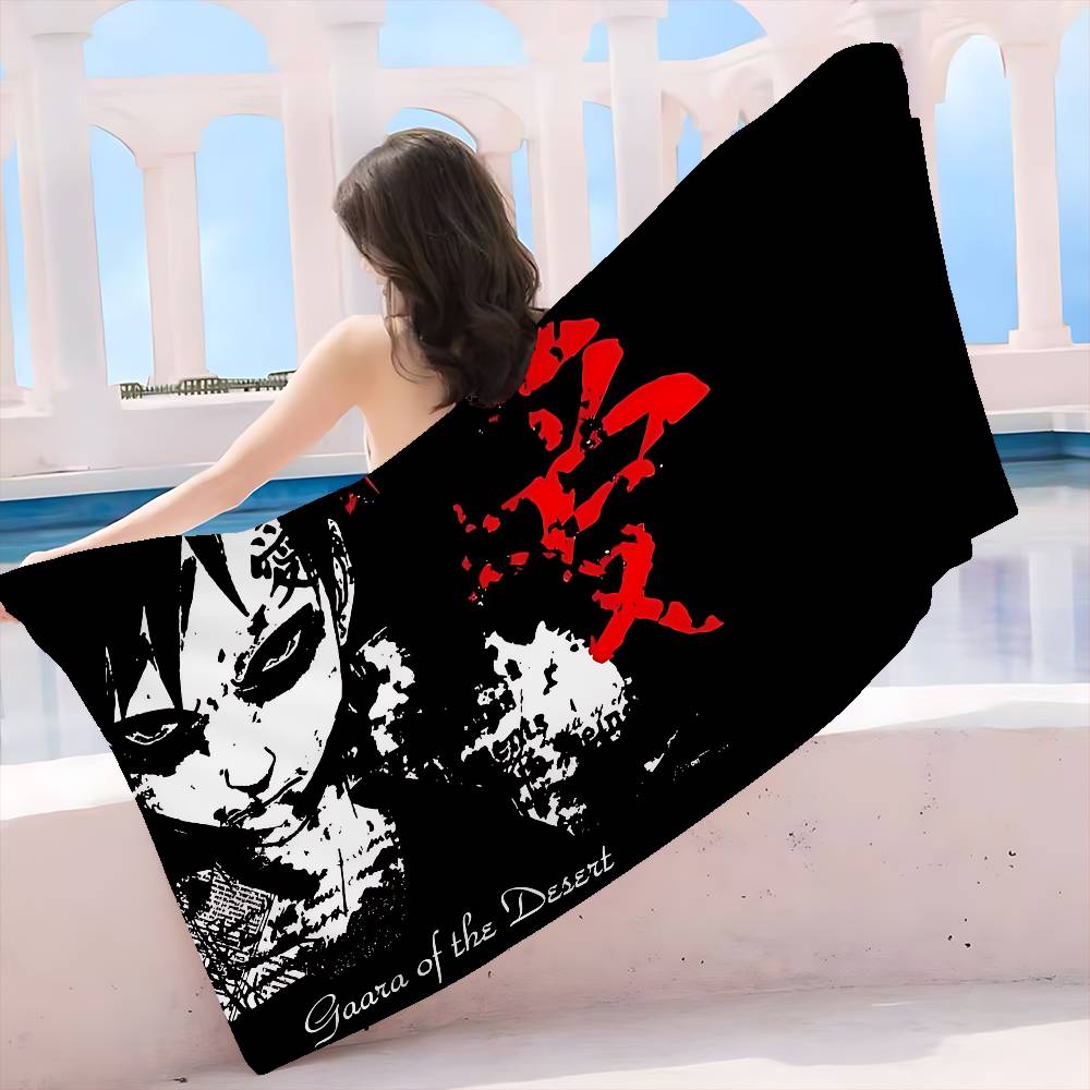 Anime G-Gaara Big Microfiber Beach Towels Quick Dry Towel Sand Beach Towels Pool Towel for Travel Swim Pool Yoga