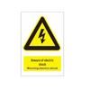 Beware of Electric Shock Warning Sticker