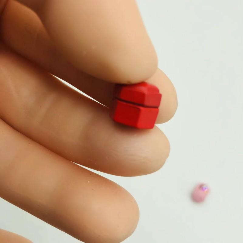 

Кукольный домик Миниатюрная сцена Сделай сам Модель: Глиняная миниатюрная еда игрушка шкатулка для драгоценностей