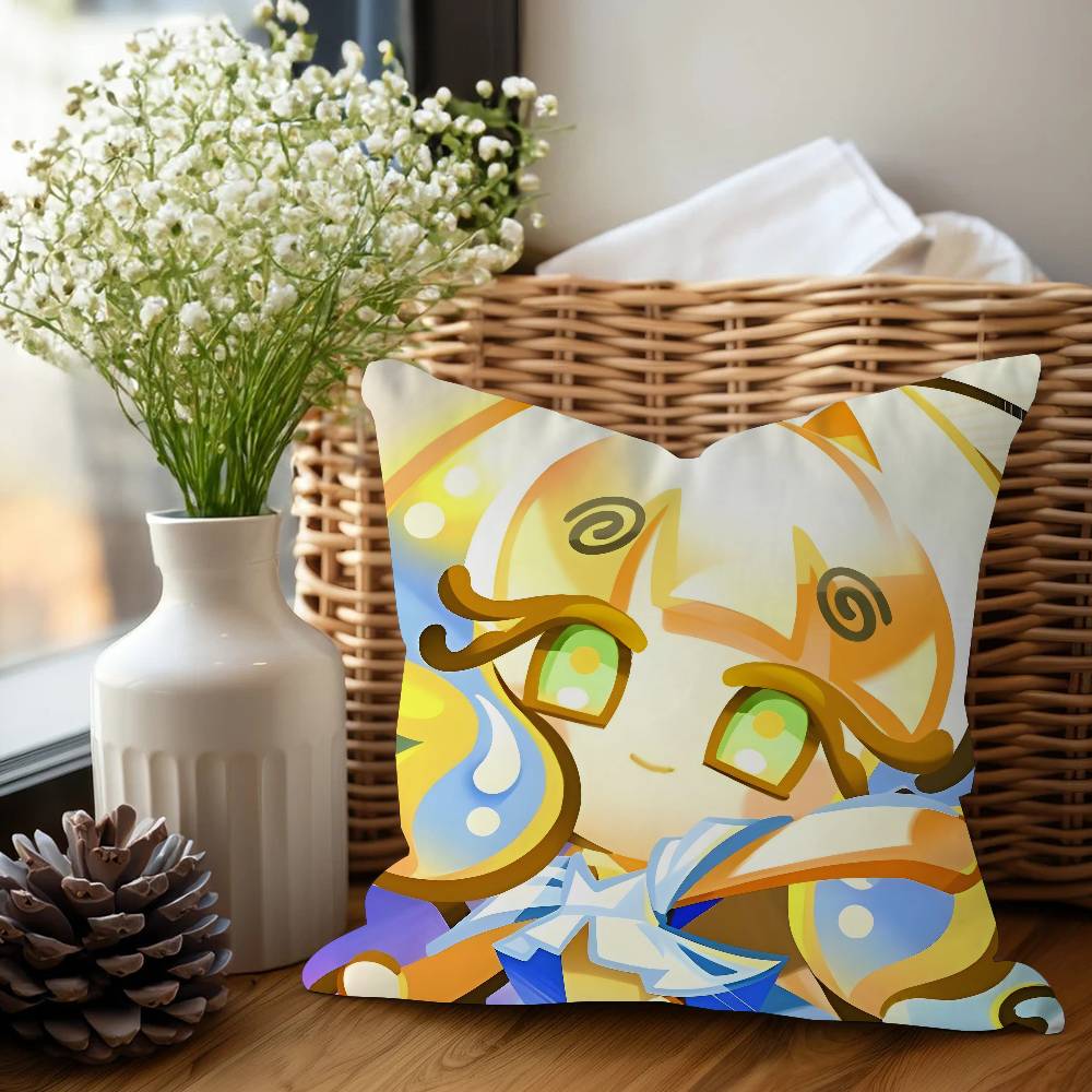 Game C-Cookie R-Run Pillow Cushion Cover Pillowcase Living Room Sofa Home Decor Customized