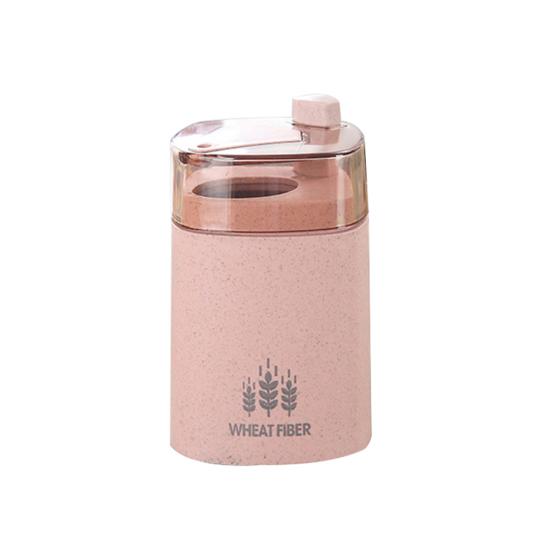Fashion Plastic Straw Automatic Toothpick Holder Container Dispenser Home Decor