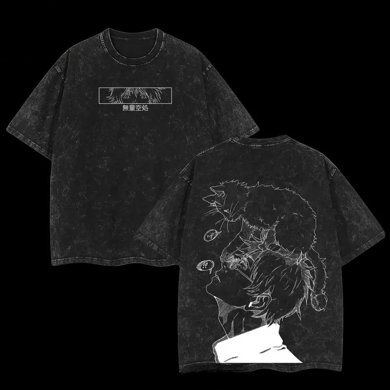 Jujutsu Kaisen Gojo Satoru i Kot Bawełniany T-shirt