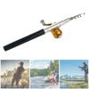 Pocket Ice Fishing Rod & Reel Combo Set Pen Shape Telescopic Portable Complete Kit for River Lake Winter Fishing Outdoors 260319