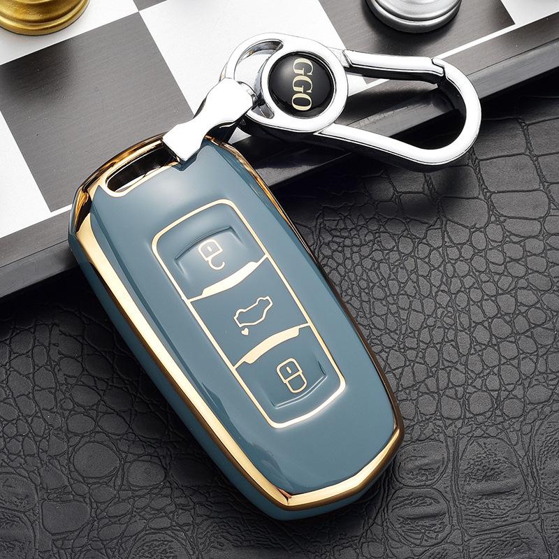 Fits Geely Key Case Cover for Emgrand GS, Boyue, New Million, GL Smart, Borui, Vision X6, Car Shell Buckle