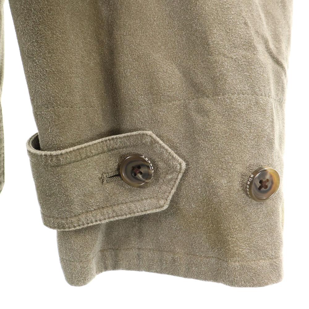 Burberry Sanyo Shokai Made in Japan Wildlederimitat Jacke L khaki Herren Gebraucht