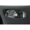 For Hyundai Elantra 2021-2023 Steel Black Rear USB Socket Switch Cover Trim 1PCS