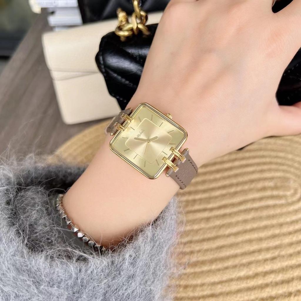 Fashion Square Belt Watch Simple Light Luxury Elegant Daughter Style Women'S Watch With