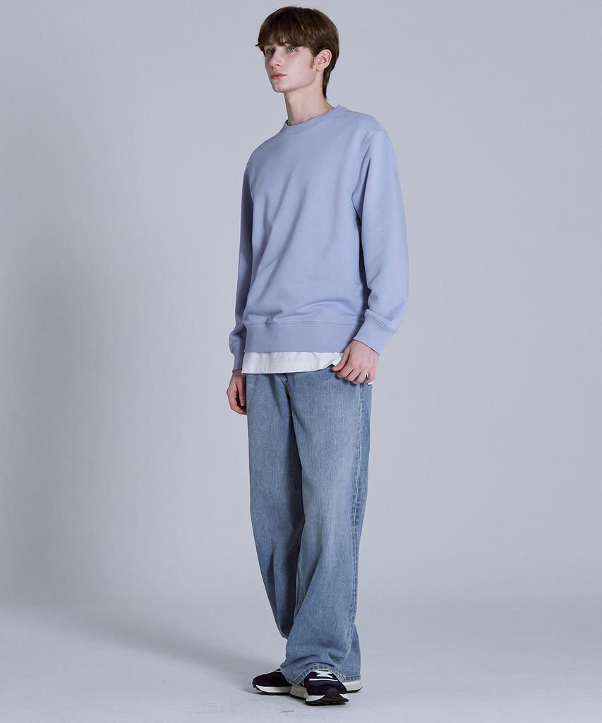 BASIC HOUSE Cp Sweatshirt Blue Lyts0104 (Type A)